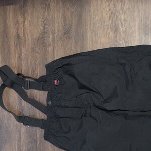 CB Sports Men's Size Medium Black Snow Pants with Suspenders